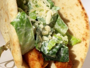 Chicken Caesar Pita Sandwich